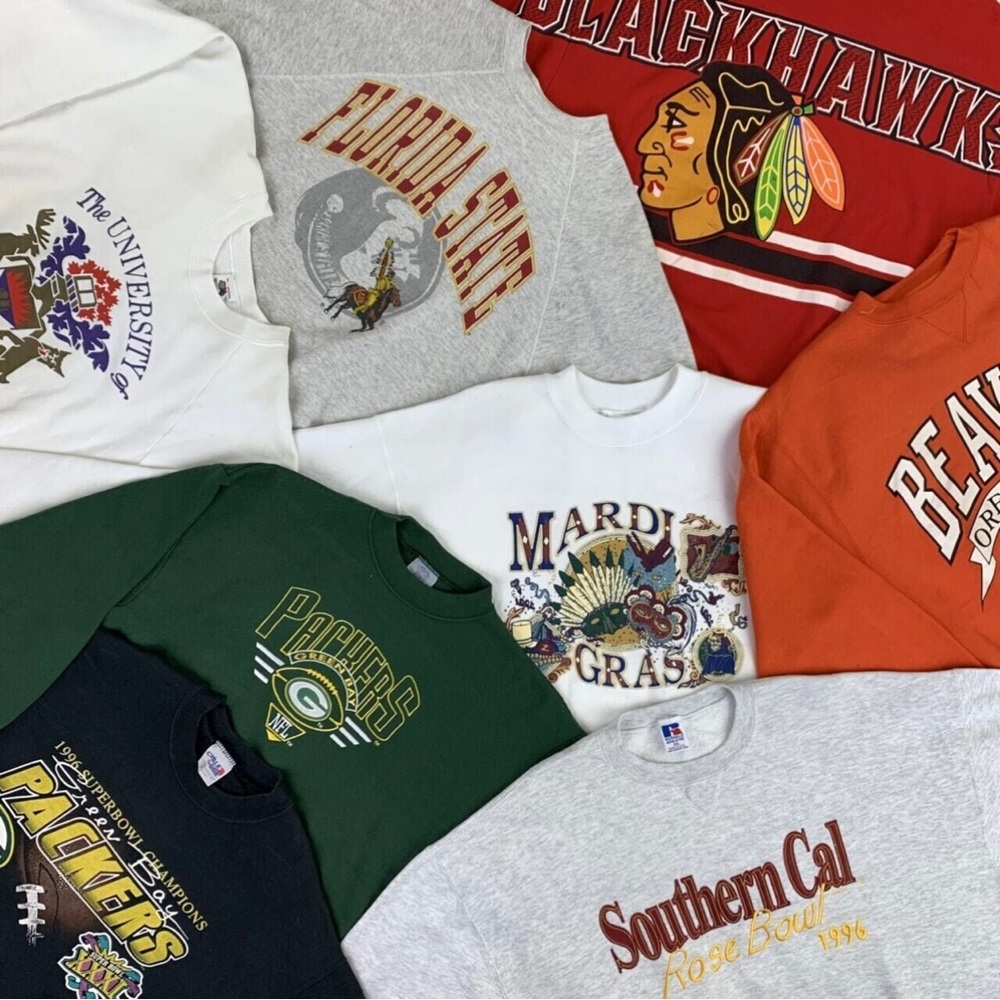 🎲VINTAGE SWEATSHIRT MYSTERY BOX - Picture 3 of 16